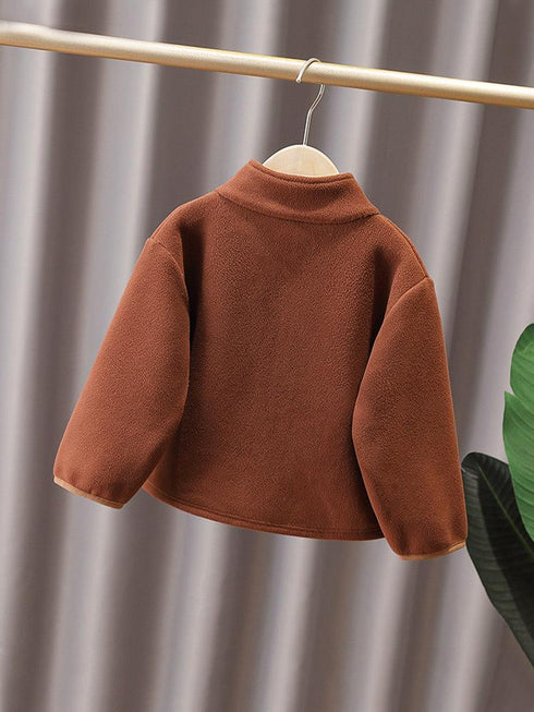 Boy's Cashmere Thickened Fall/Winter Coat